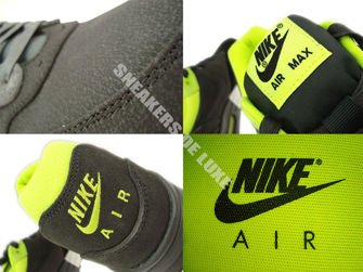512033-002 Nike Air Max 1 Premium Black/Anthracite-Anthracite-Volt 
