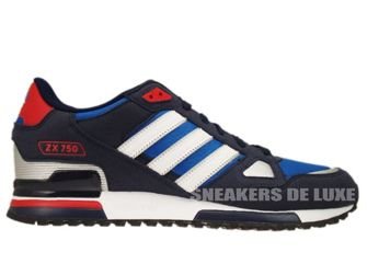 Adidas Originals ZX 750 Pool Blue White Silver Red G61242